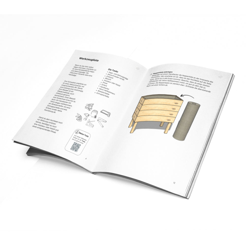 Hochbeet mit Zwischenboden - Bauanleitung