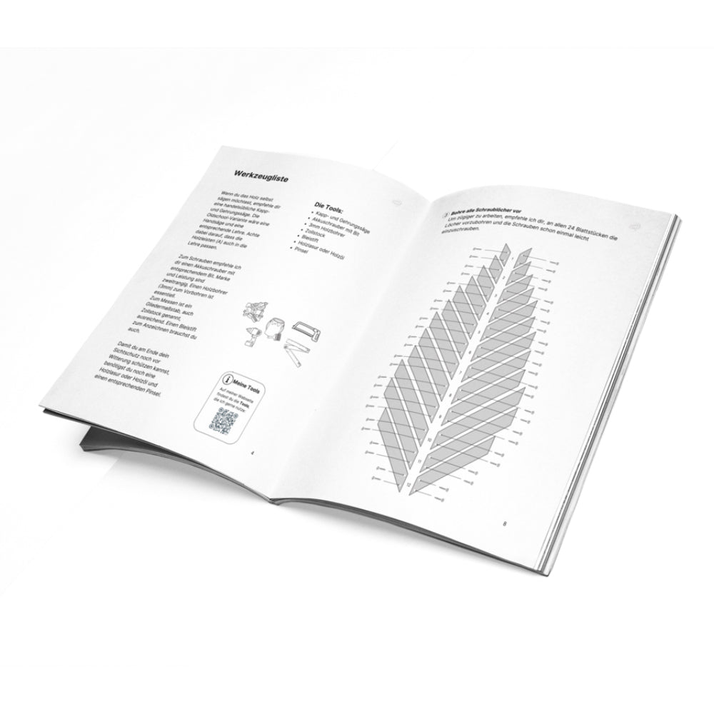 Sichtschutz Lindenblatt - Bauanleitung