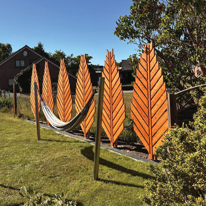 Sichtschutz Lindenblatt - Bauanleitung